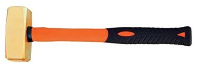 BAHCO Marteau de serrurier en alu bronze 1 kg avec manche en fibre de verre NS500-1000-FB