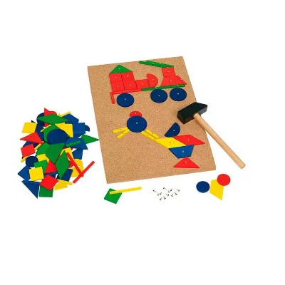 GOKI Marteau et set de Clous, Jeu Educatif Enfant en bois 