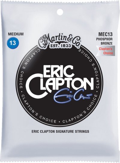 MARTIN STRINGS Martin Clapton Ec13 - Jeu De Cordes Guitare Acoustique - Medium 13-56