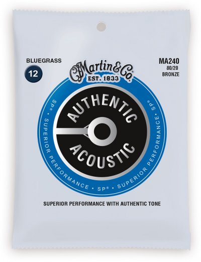 MARTIN STRINGS MARTIN Cordes Authentic, Bluegrass, 80/20