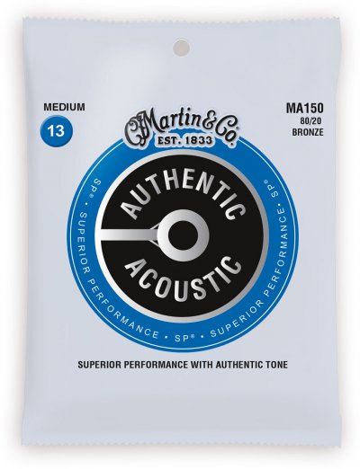 MARTIN STRINGS MARTIN Cordes Authentic, Medium, 80/20