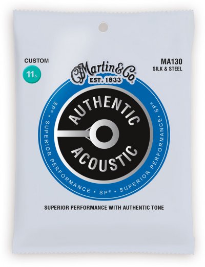 MARTIN STRINGS MARTIN Cordes Authentic, Silk & Steel, 11.5 - 47.0
