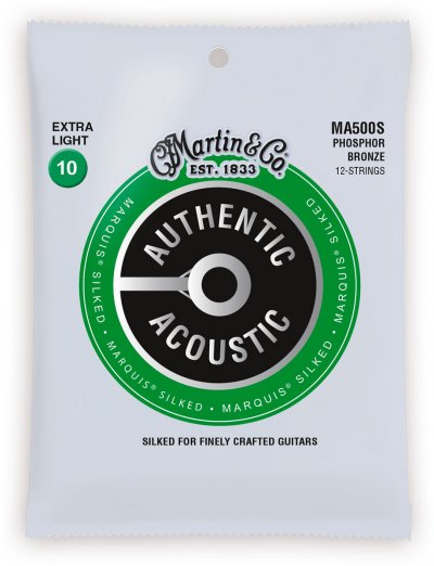MARTIN & CO MARTIN Cordes Authentic Silked, 12c, Extra Light, 92/8