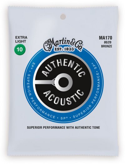 MARTIN STRINGS Martin Ma170 - Jeu De Cordes Extra Light 10-47 Guitare Acoustique