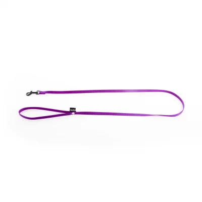 MARTIN SELLIER  - Laisse confort en nylon mauve 