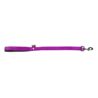 MARTIN SELLIER  - Laisse Double en Nylon de 25-60cm pour Chien - Mauve