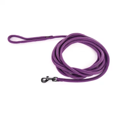 MARTIN SELLIER  - Longe nylon rond 3m mauve