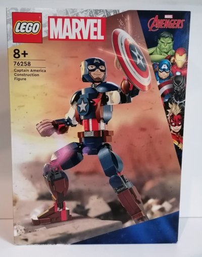 Marvel 76258 - La Figurine de Captain America, avec Bouclier