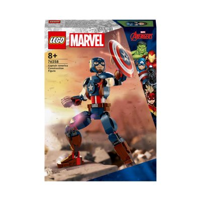 Marvel 76258 - La Figurine de Captain America, avec Bouclier