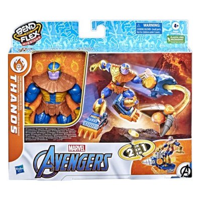 MARVEL  Figure Thanos Bend And Flex Missions 15 Cm Multicolore