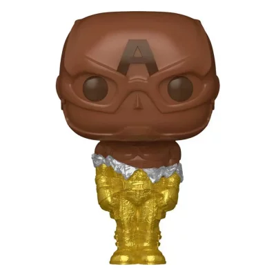 FUNKO Marvel - Figurine Pop! Easter Chocolate Captain America 9 Cm