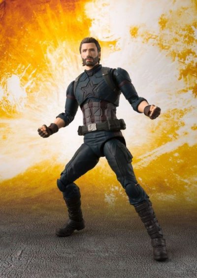 MARVEL  Infinity War Captain America Articulated 16 Cm Figure Multicolore
