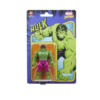 MARVEL  Legends Retro Collection - Figurine The Incredible Hulk 10 Cm