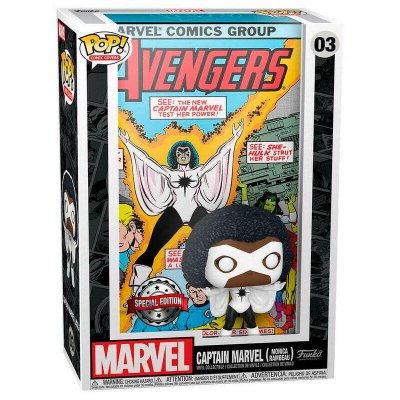 FUNKO Marvel Pop! Art Cover Vinyl Figurine Captain Marvel 9 cm