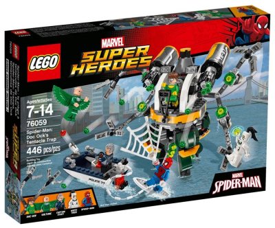 Marvel Super Heroes 76059 Spider-Man : Le pi&egrave;ge &agrave; tentacules de Doc Ock