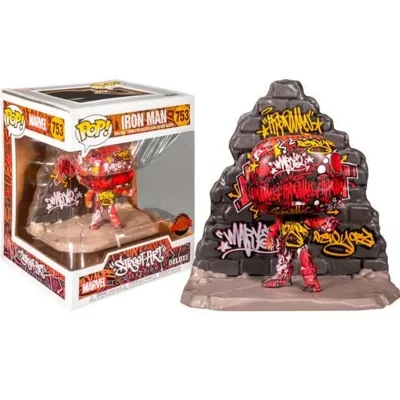 FUNKO Marvel u2 - figurine pop! Street art collection deluxe iron man 9 cm