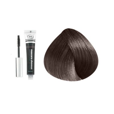 K POUR KARITé Mascara bio pour cheveux, ch&acirc;tain moyen, 15g, k pour karit&eacute;,