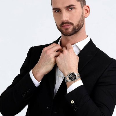 MASERATI  Attrazione Montre Homme, Multofonctions, Analogique - 43mm