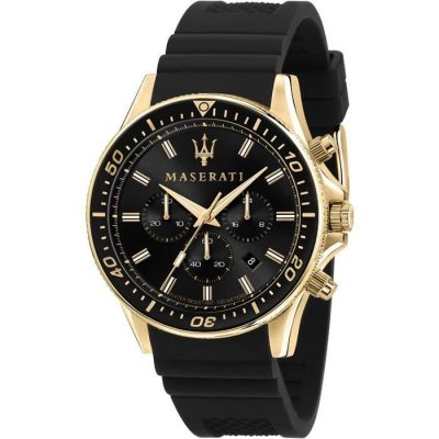 MASERATI  Montre &agrave; affichage analogique 'SFIDA 44MM' or