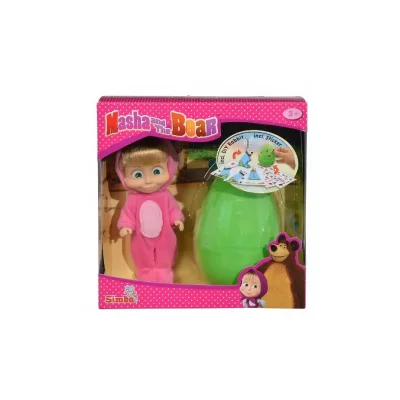 SIMBA MASHA & MICHKA  Poup&eacute;e Masha &OElig;uf et Lapin 12Cm