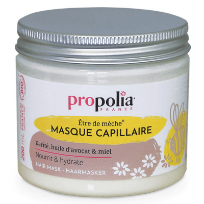 PROPOLIA Masque capillaire &agrave; l'avocat et au miel biologique  200ml