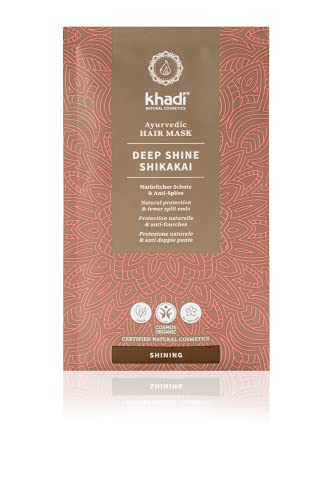 KHADI Masque Capillaire Ayurv&eacute;dique au Shikakai Anti-fourches - 