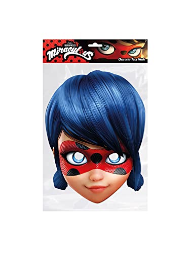 RUBIE S Masque Carton Ladybug&trade; Miraculous&trade; - Bleu - Taille Unique