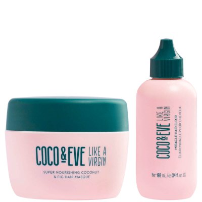 COCO & EVE Masque Cheveux Super nourrissant &agrave; la noix de coco et &agrave; la figue