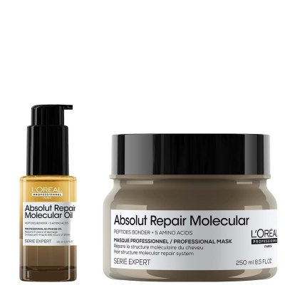 L OREAL PROFESSIONNEL Masque Concentr&eacute; Absolut Repair Molecular L'Or&eacute;al Professionnel 250ML