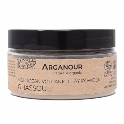 ARGANOUR Masque d'Argile pour Visage et Cheveux Ghassoul  (100 g)