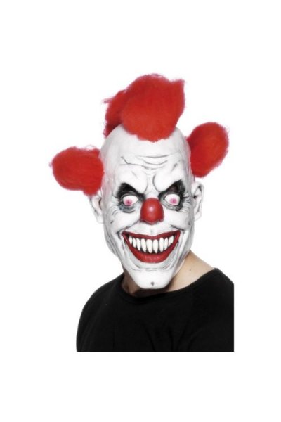 SMIFFYS Masque De Clown Horreur - Blanc - Taille Unique