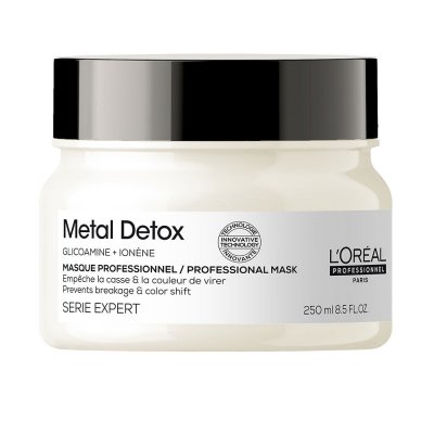 L OREAL PARIS Masque d&eacute;toxifiant Metal Detox - 250mL - L'Or&eacute;al Professionnel