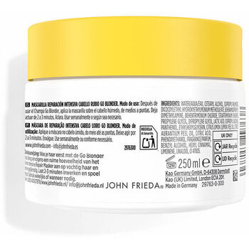 JOHN FRIEDA Masque &eacute;claircissant intensif Go Blonder 250 ml