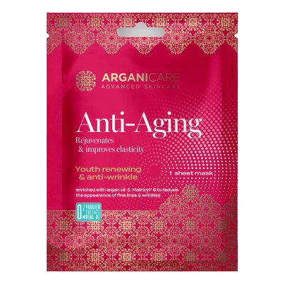 ARGANICARE Masque en tissu raffermissant anti-&acirc;ge 