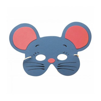 PARTYPRO Masque Enfant Souris - Bleu - Taille Unique
