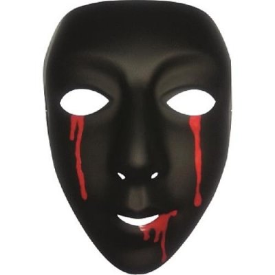 RUBIE S FRANCE Masque noir avec larmes de sang femme Halloween