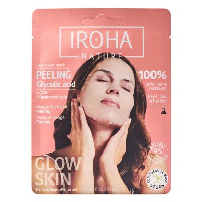 IROHA NATURE Masque Peeling Visage Perfect Skin &Agrave; L'acide Glycolique 