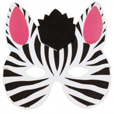 PARTYPRO Masque pour enfant zebre eva 871193