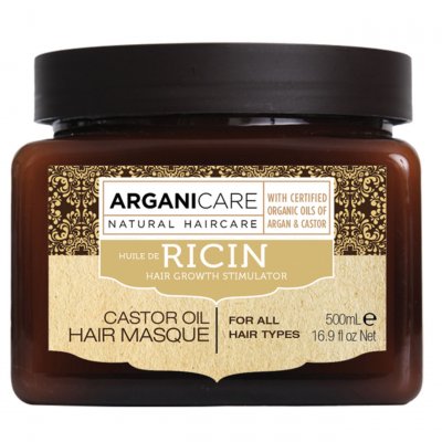 ARGANICARE Masque renfor&ccedil;ateur &agrave; l&acute;huile de Ricin Bio - 