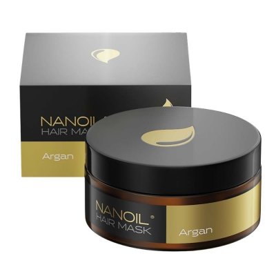 NANOIL Masque r&eacute;parateur pour cheveux  huile d'argan (300 ml)