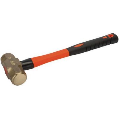 BAHCO Massette antid&eacute;flagrante en alu bronze 450 g avec manche en fibre de verre NS502-450-FB 