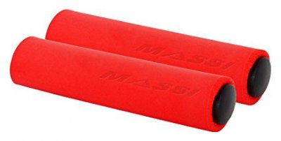 MASSI  Grips Matt Silicone Handlebars Rouge