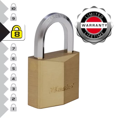MASTER LOCK  1155eurd cadenas laiton anse hexagonale 50 mm