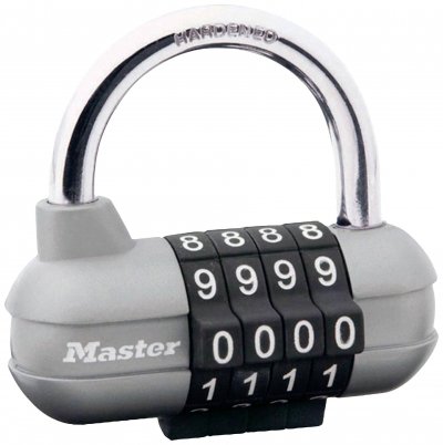 MASTER LOCK  1520EURD Cadenas &agrave; Combinaison, Gris, 5,9 x 6,4 x 2,6 cm