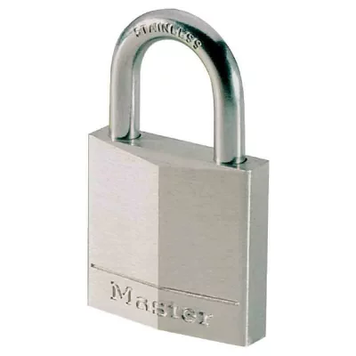 MASTER LOCK  640EURD Cadenas Marin avec Cl&eacute;s, Gris, 6,5 x 4 x 1,3 cm