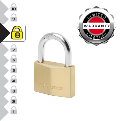 MASTER LOCK  - 931450 - cadenas laiton haute s&eacute;curit&eacute; 60 mm