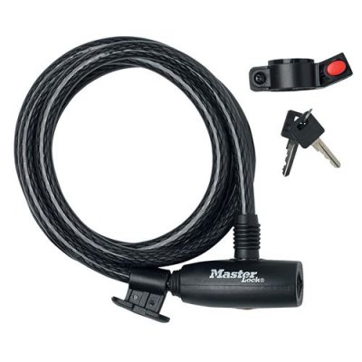 MASTER LOCK  Cable Lock Noir 1800 x 10 mm
