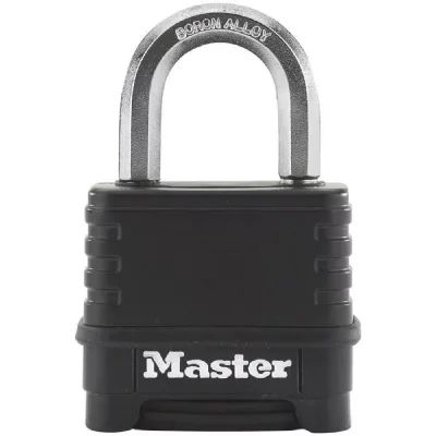 MASTER LOCK  Cadenas &agrave; combinaison Excell Zinc 57 mm Noir M178EURD