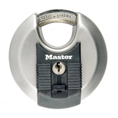 MASTER LOCK  Cadenas Disque Excell Acier inox 80 mm M50EURD