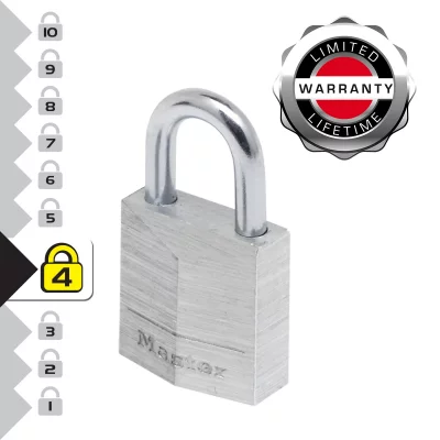 MASTER LOCK  cadenas en aluminium m&eacute;tal bross&eacute; 30 mm
